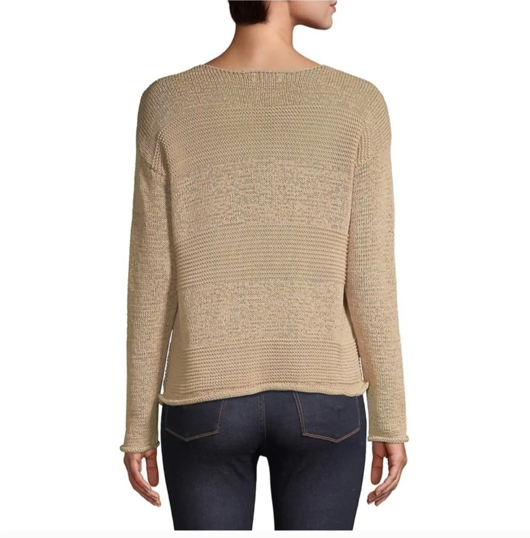 Lord And Taylor Knit Boat Neck Sweater Size: Large image indicator(2)