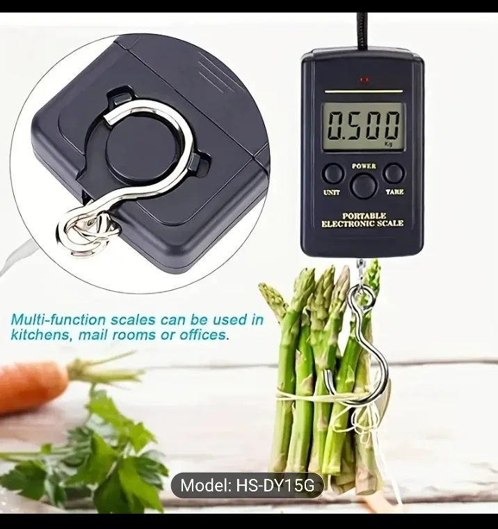 LED Digital Scale, NEW, High Precision Digital Luggage Scale image indicator(3)