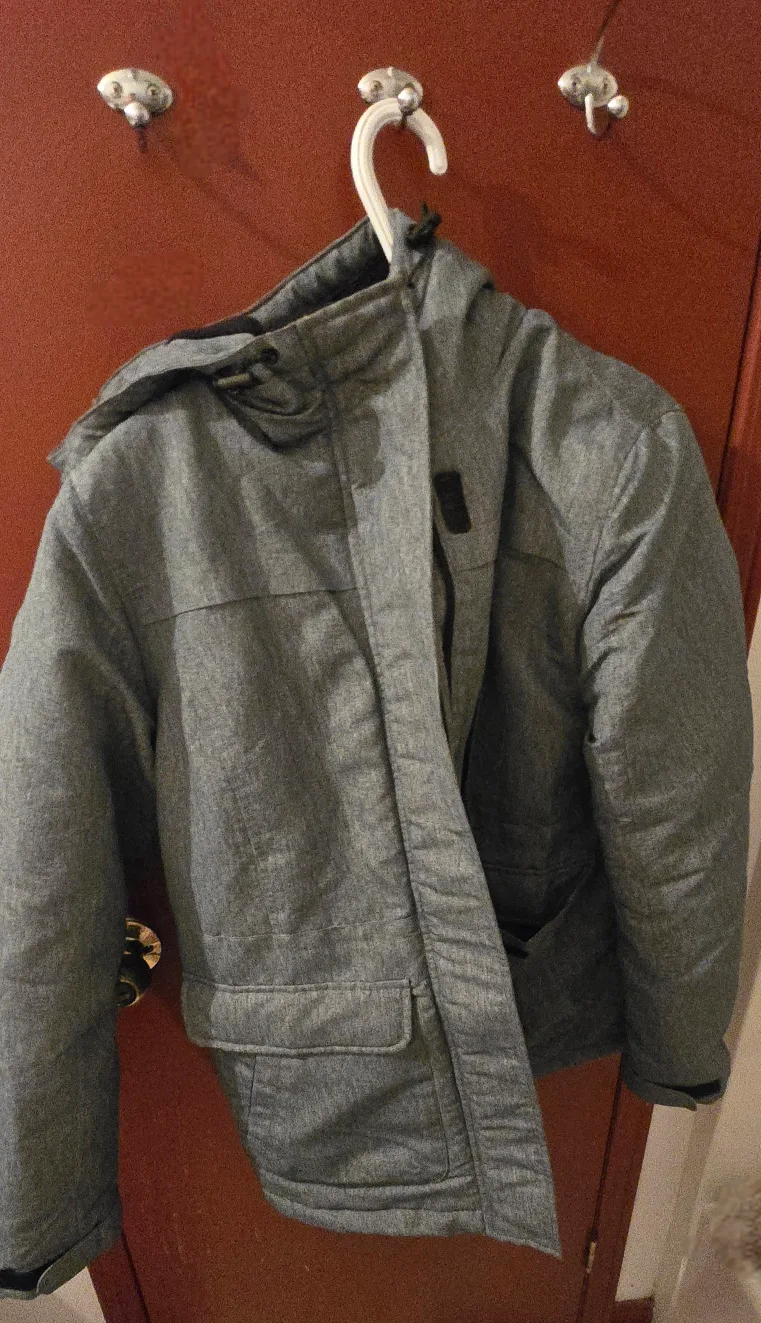 Grey Puffer Jacket thumbnail