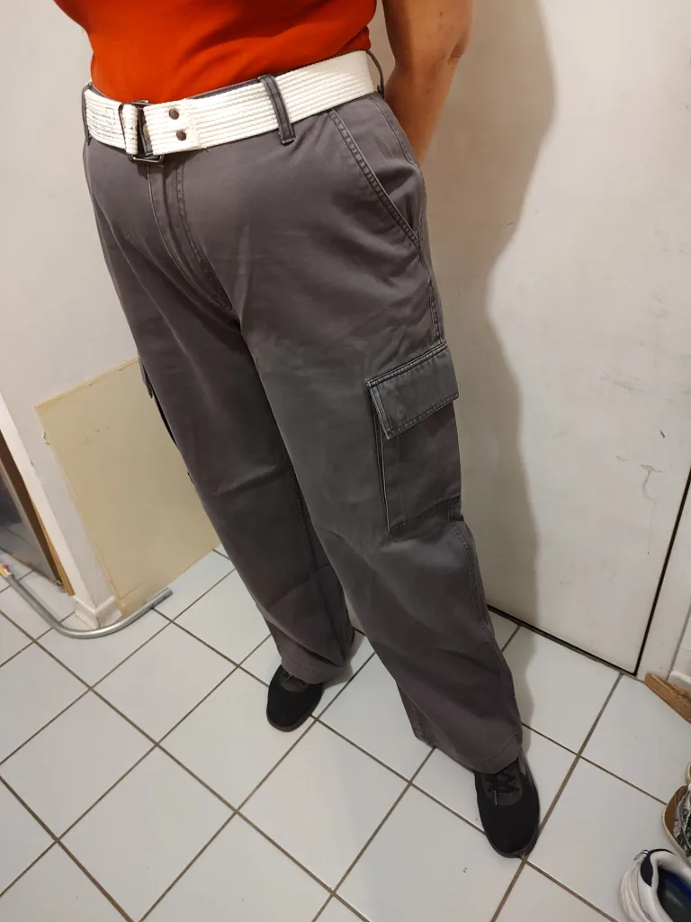 Levi Strauss & Co. Grey Cargo Pants image indicator(5)