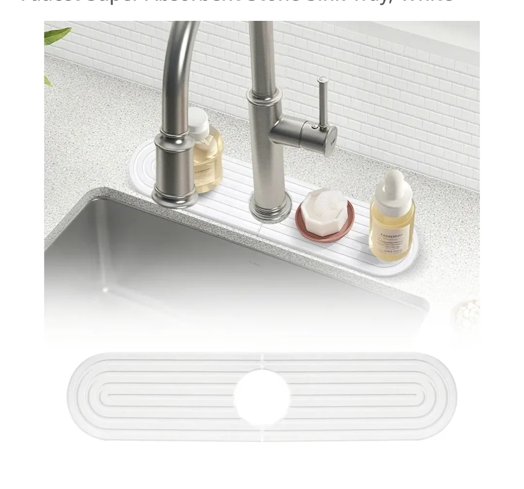 Brand New Beekfect Stone Kitchen Sink Splash Guard thumbnail