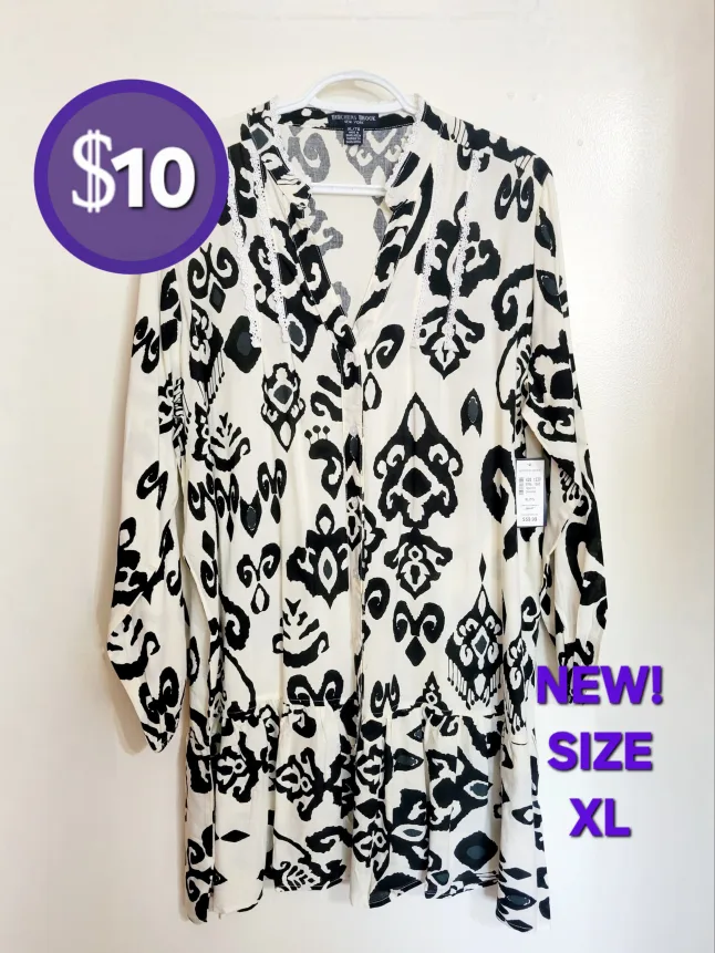BRAND NEW W/ TAGS! Patterned Dress thumbnail