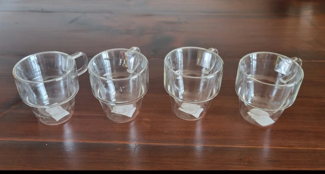 Elle Decor Double Wall Espresso Cups (Set of 4) 🇨🇦 thumbnail