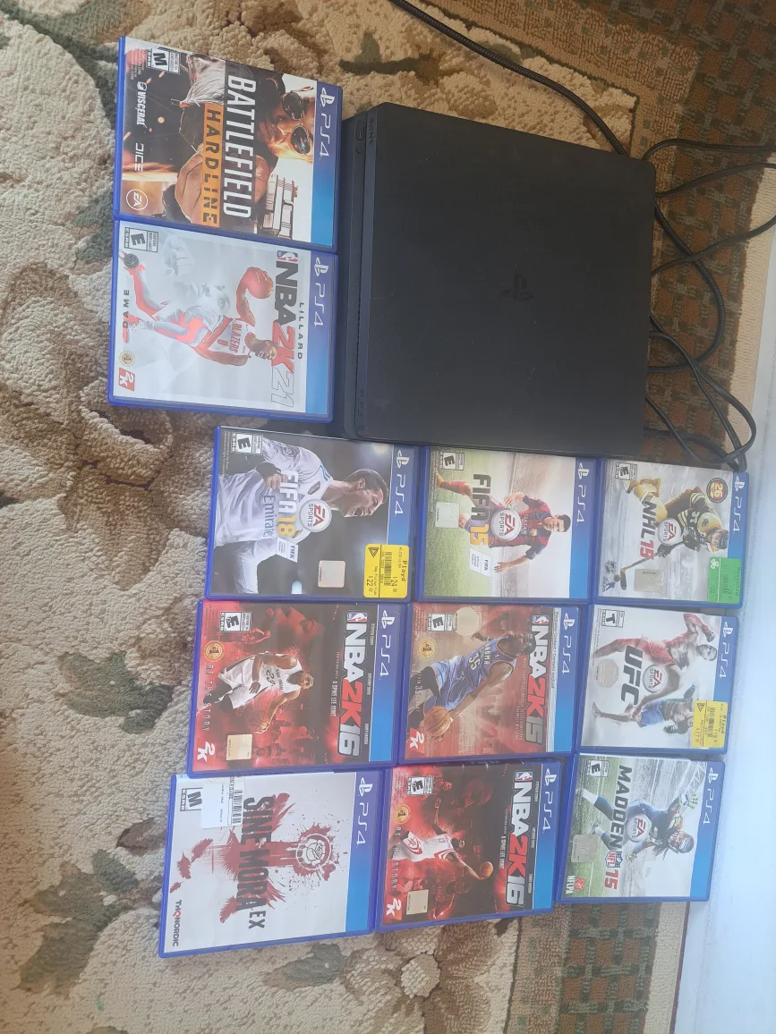 PlayStation 4 with Games thumbnail