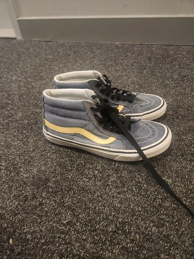 Vans Sk8-Hi Blue/Gold Shoes thumbnail