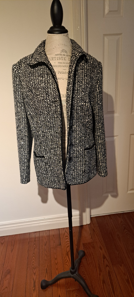 Black & White Tweed Blazer - photo 2