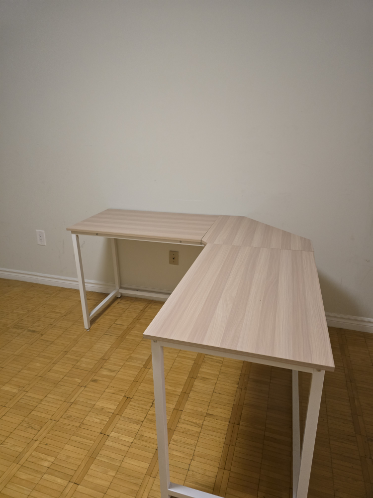 Topcobe 59" L-Shaped Wood Desk - photo 3