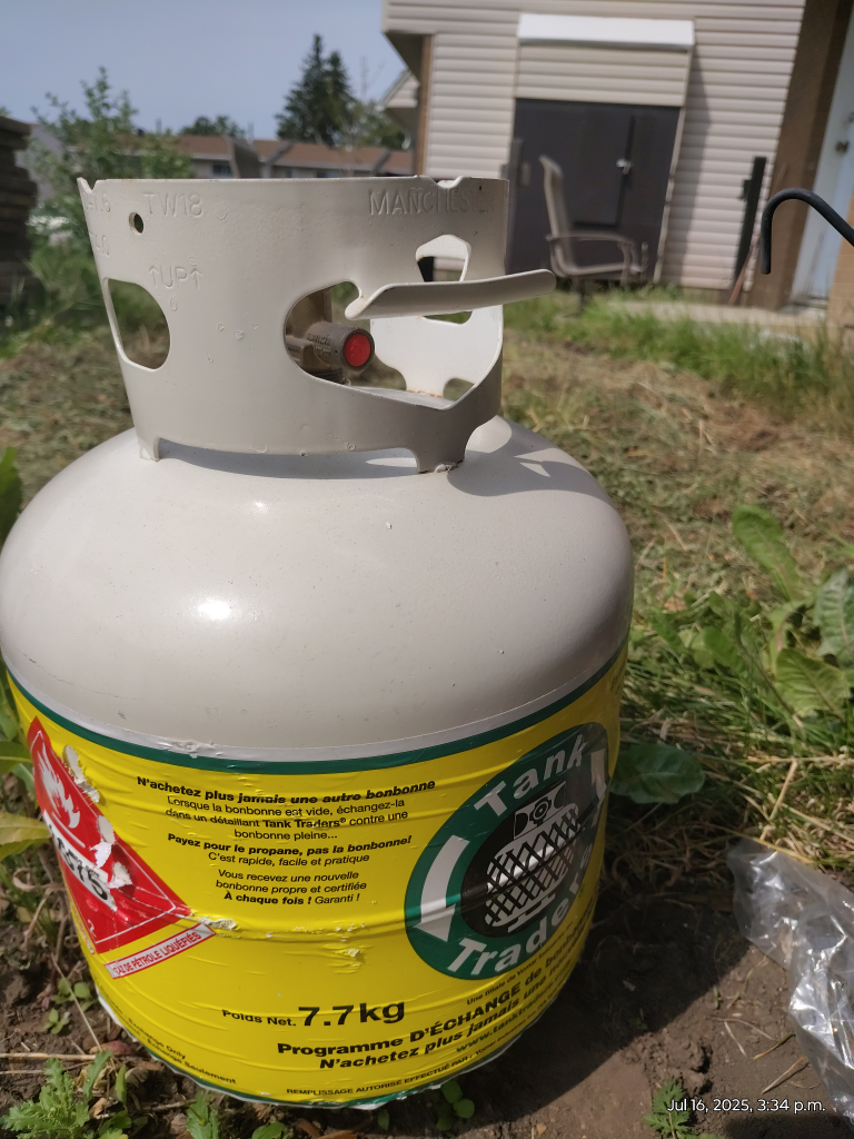 BBQ Grill with Propane Tank