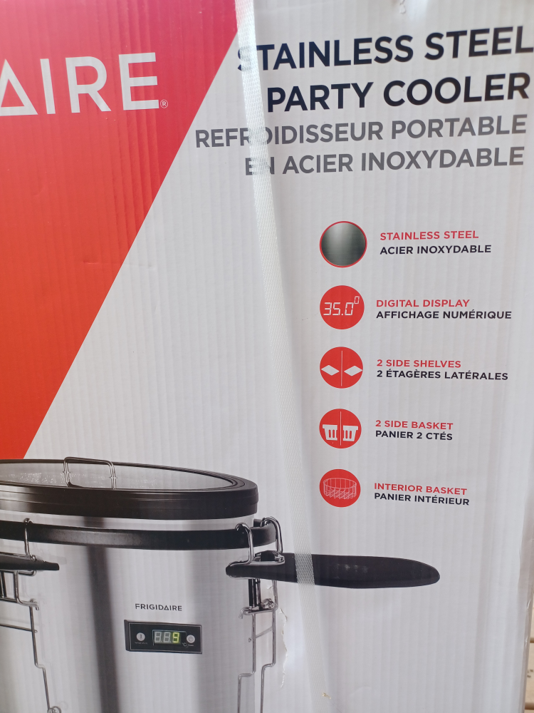 Frigidaire Stainless Steel Party Cooler - 63 Can Capacity - photo 4