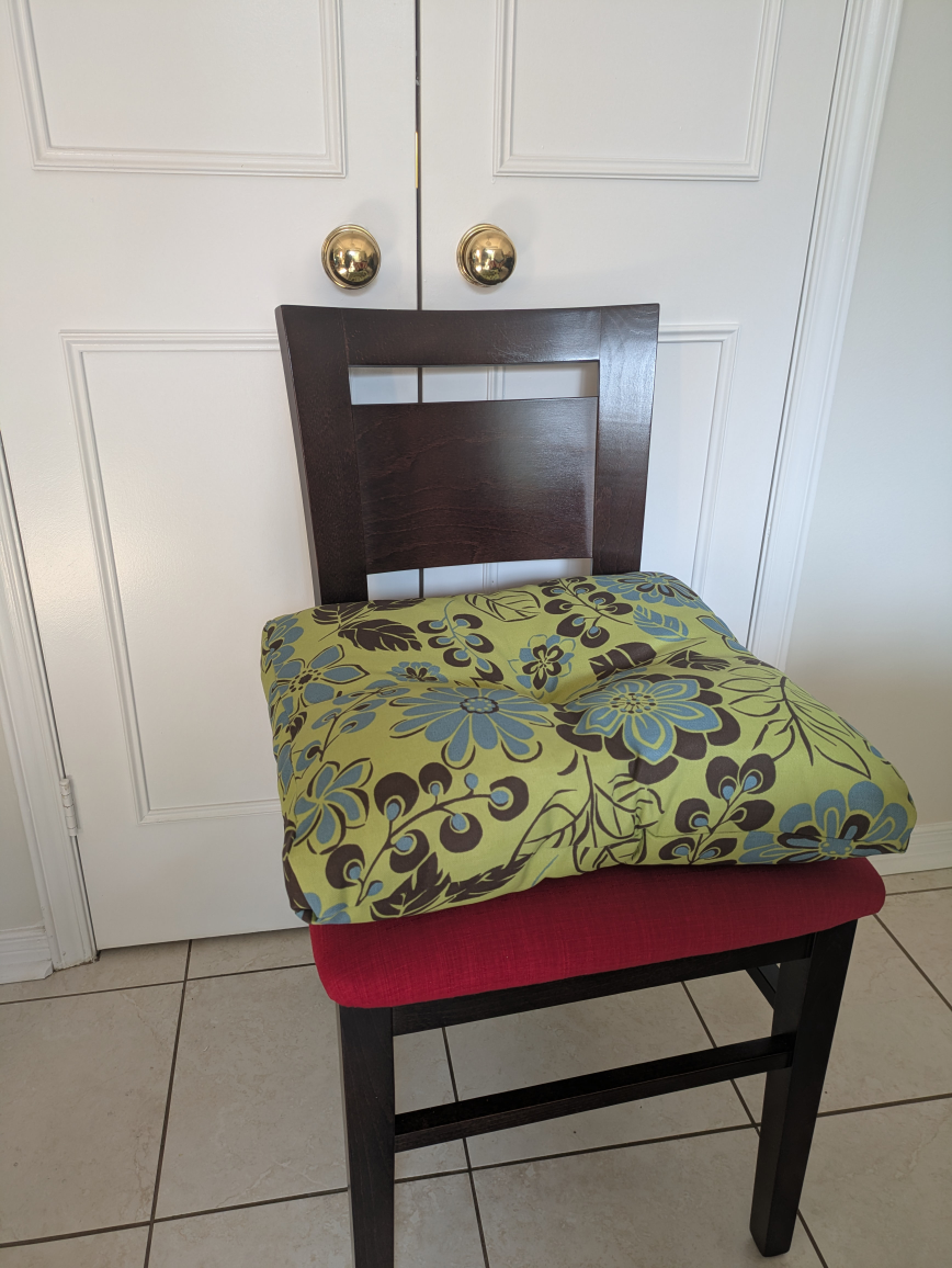 Floral Print Chair Cushion Set of 6 - photo 2