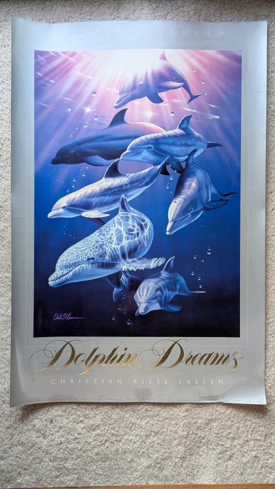 Dolphin Dreams Poster by Christian Lassen