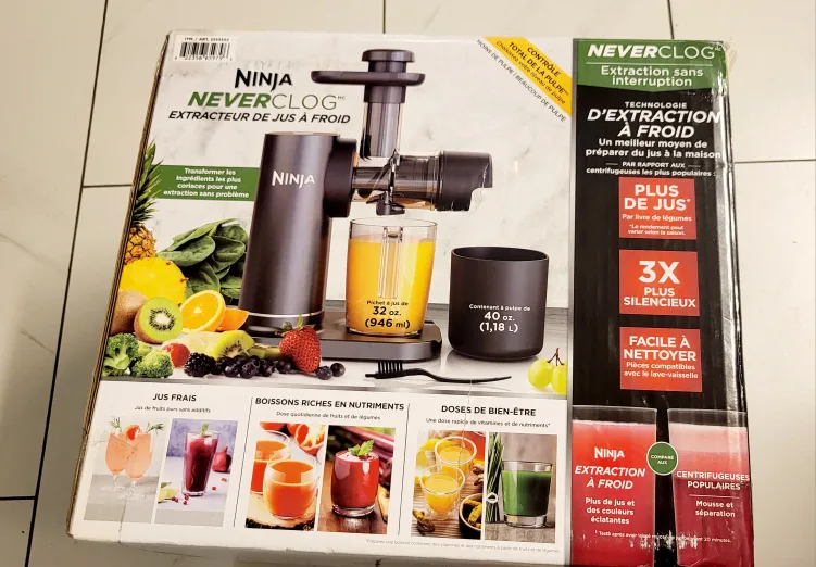 Ninja NeverClog Cold Press Juicer thumbnail