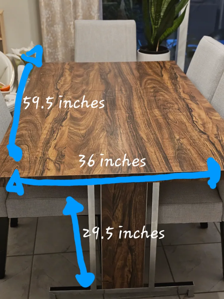 Dining Table (59.5 x 36 inches) image indicator(3)