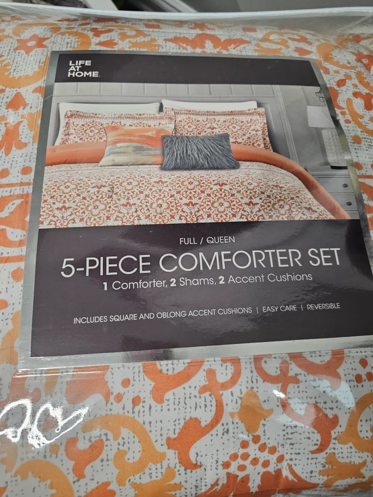 Life at Home 5-Piece Comforter Set Full/Queen thumbnail