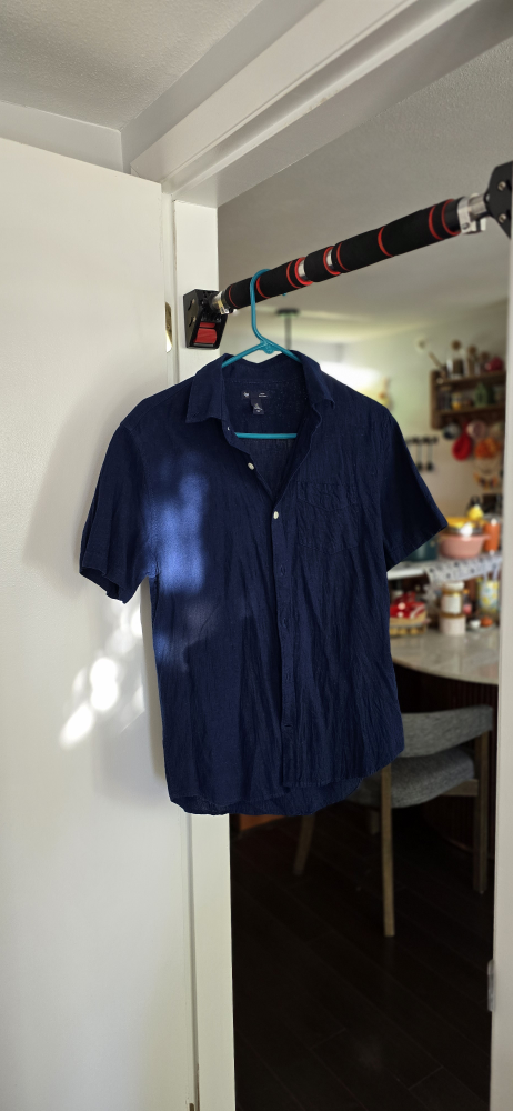 linen Gap Linen Cotton Blend Short Sleeve Shirts