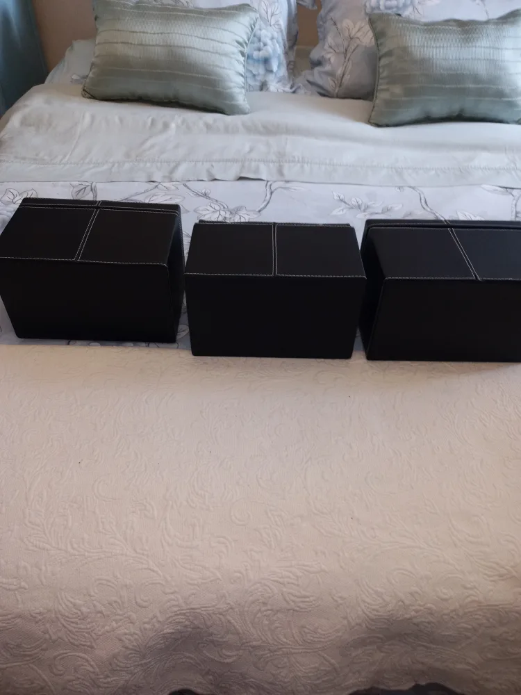 Storage Boxes - Black Vinyl - 3 In Stock image indicator(5)