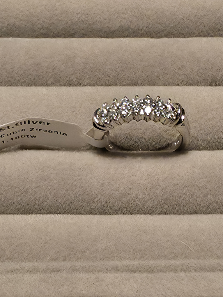 Silver Cubic Zirconia Ring