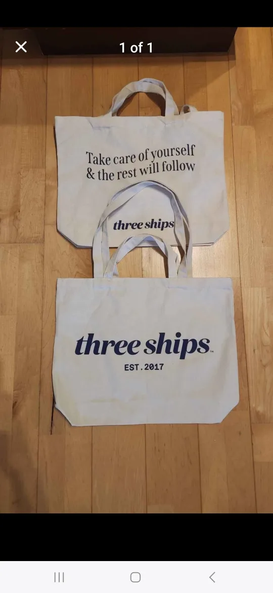 Three Ships Large Tote Bags (Brand New) thumbnail
