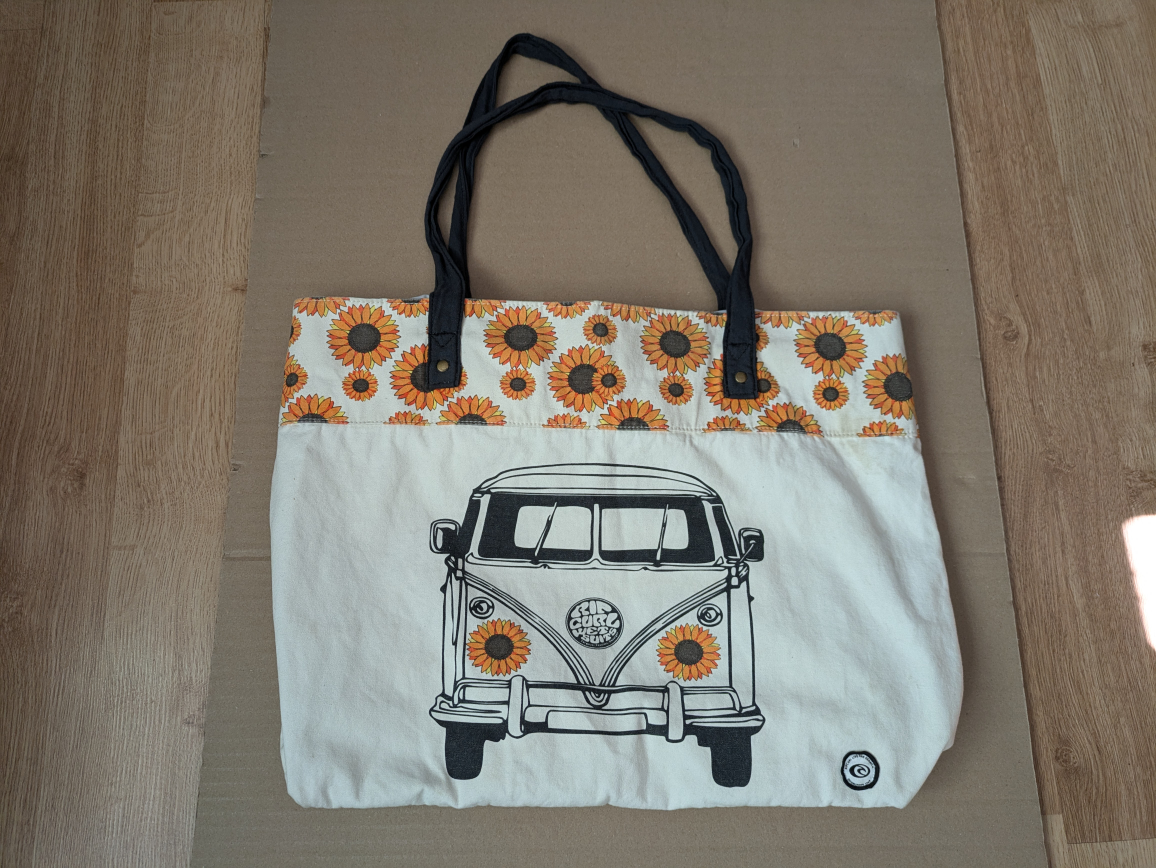 Sunflower VW Bus Tote Bag - photo 4