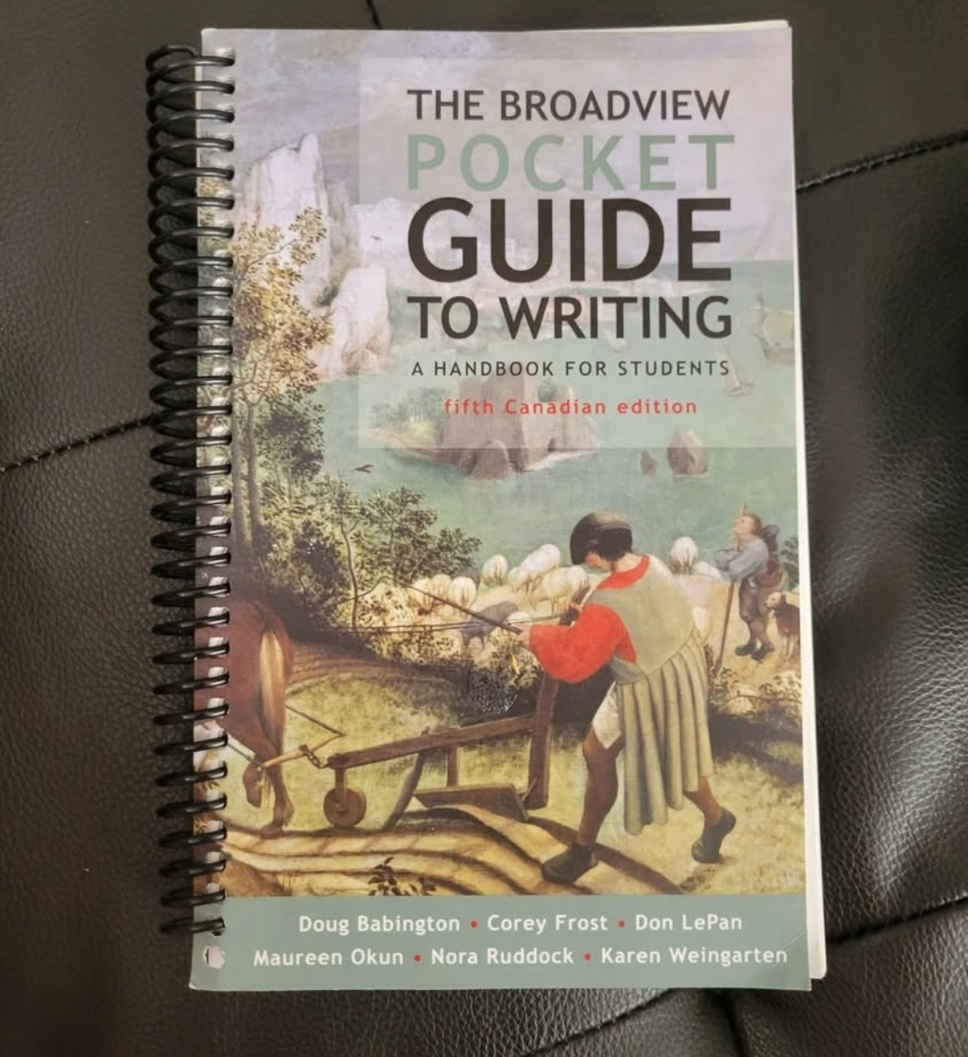 The Broadview Pocket Guide to Writing, fifth Canadian edition