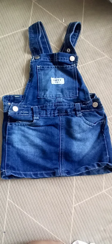 DKNY Denim Overalls - Size 3T thumbnail