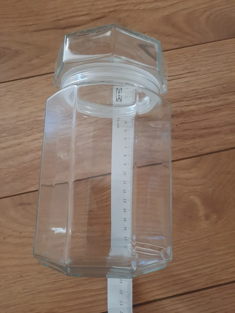 Glass Octagon Jar image indicator(4)