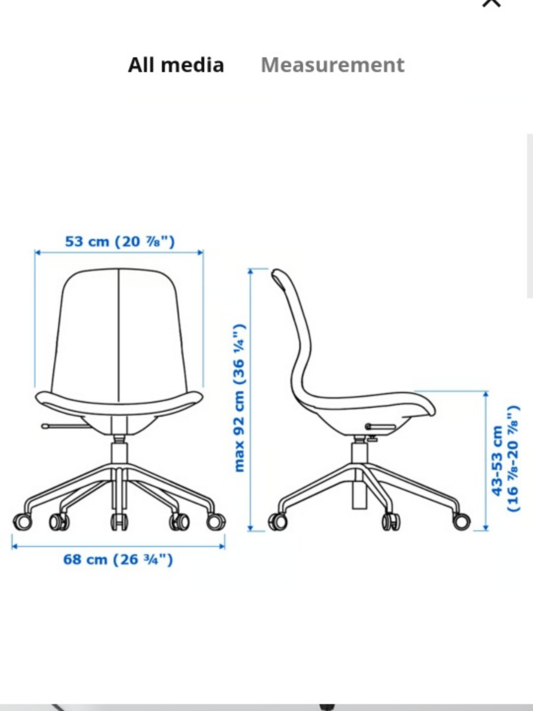 IKEA Hattefjäll Office Chair - Pink - photo 4