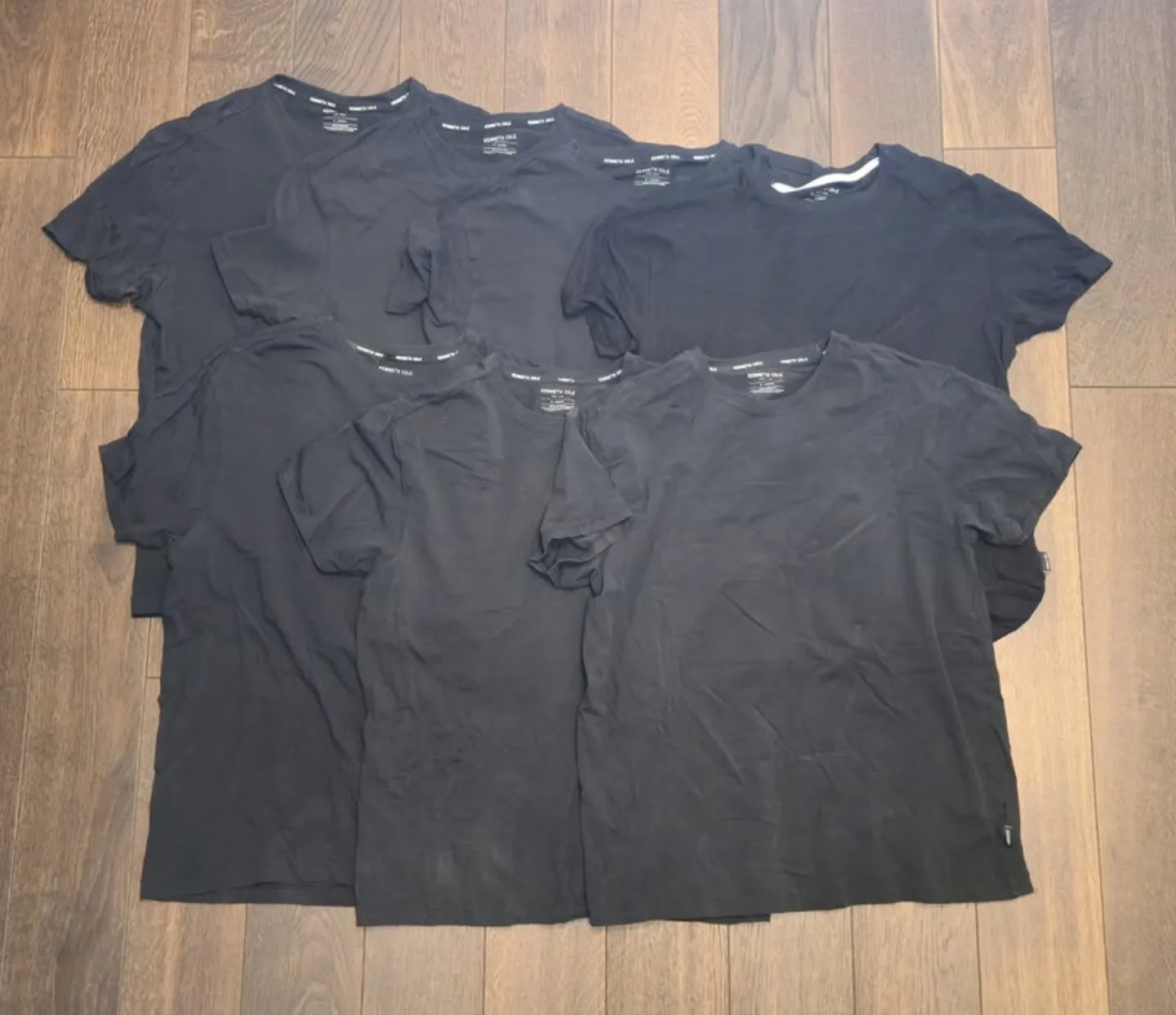 7 Kenneth Cole Men’s T-Shirts – XL, All Black thumbnail