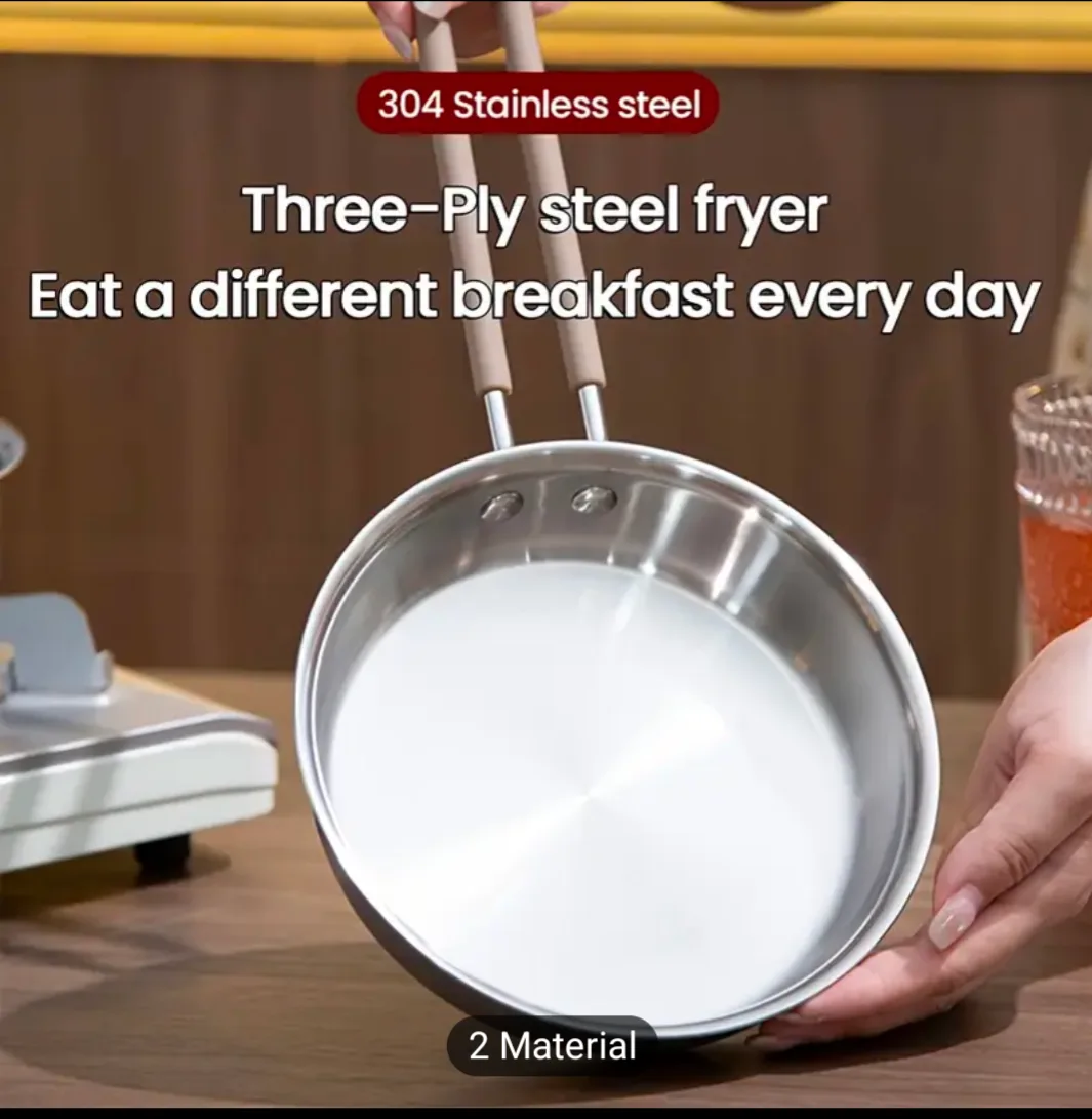 brand new heavy weight stainless steel pan thumbnail