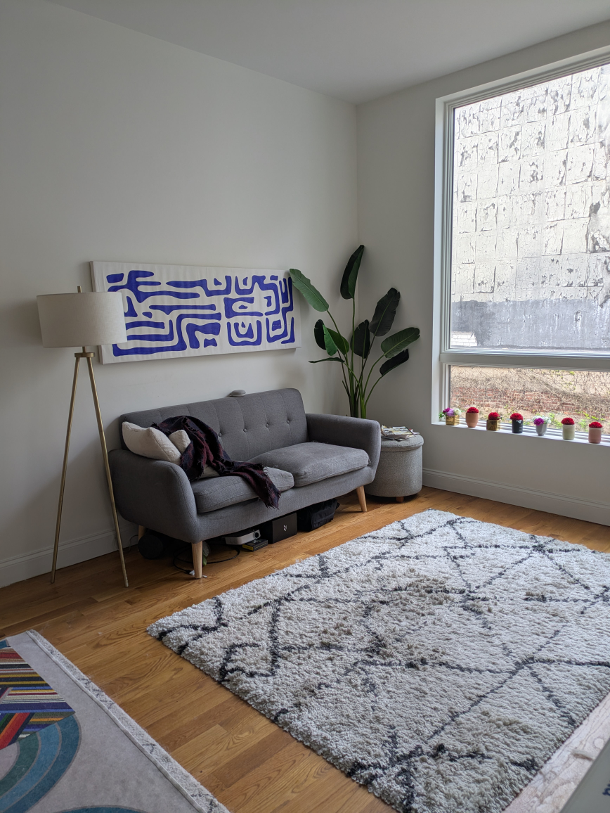 Gray Loveseat Sofa