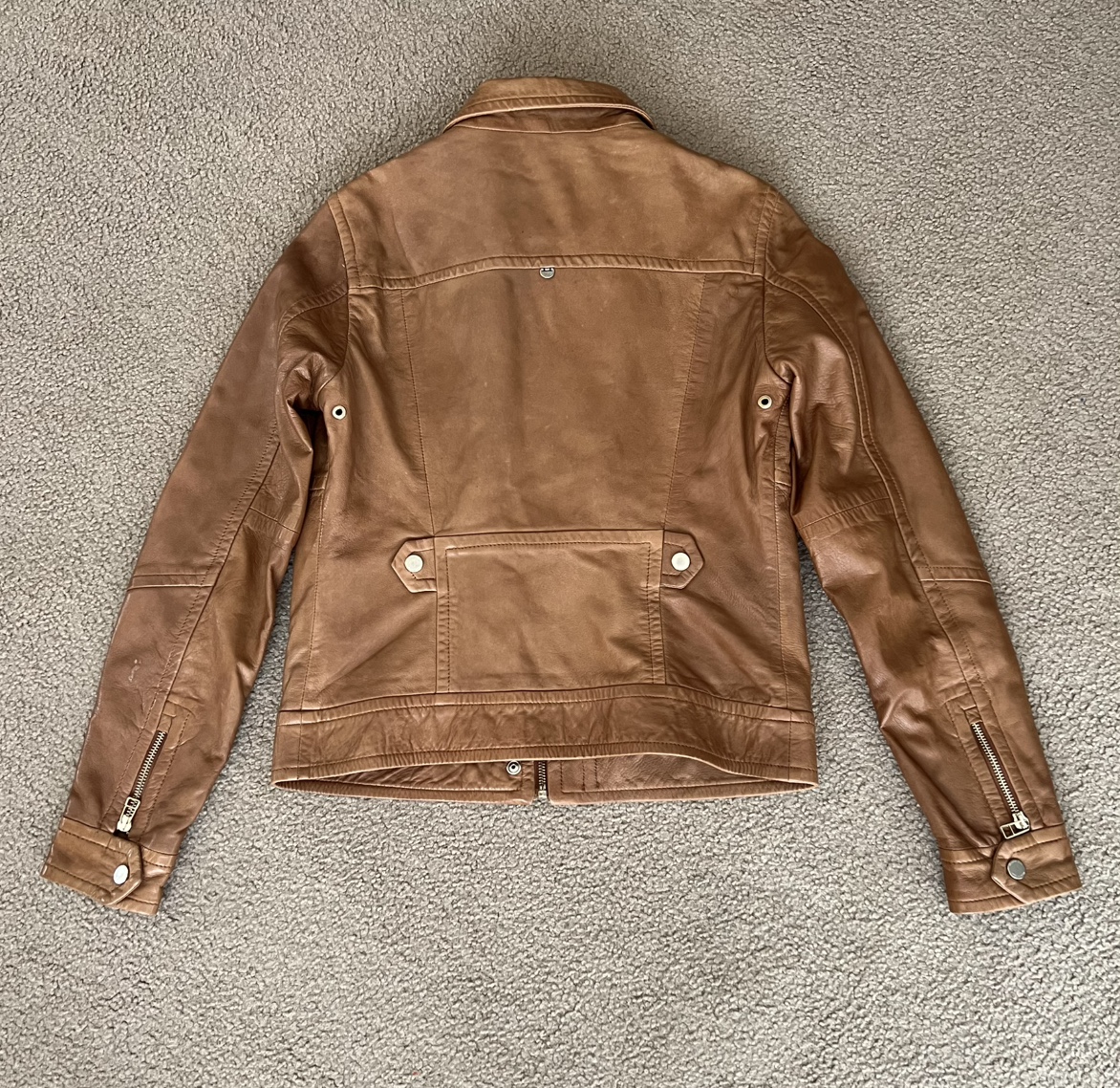 Massimo Dutti Leather Jacket - photo 3