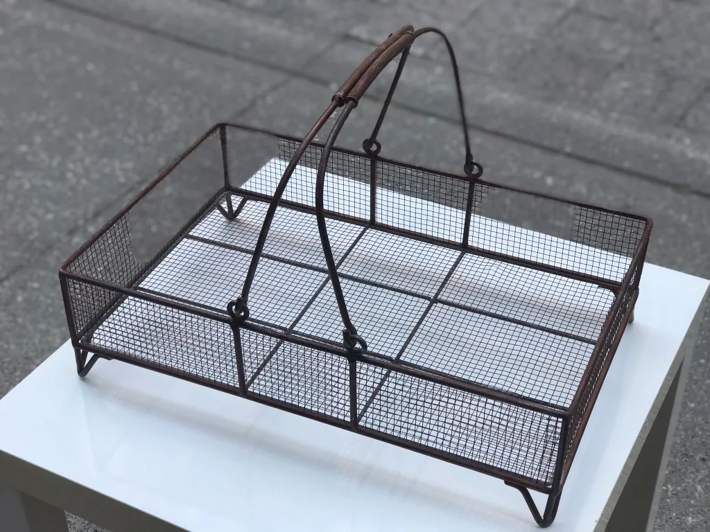 Metal Wire Basket with Handle