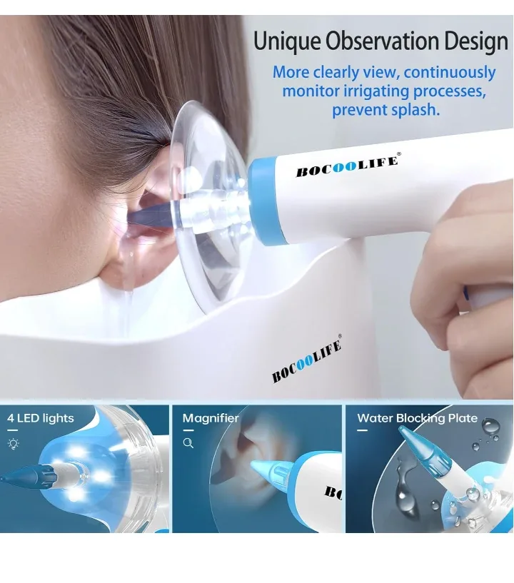 Ear Wax Remover Irrigation System, NEW, USB Rechargeable image indicator(8)