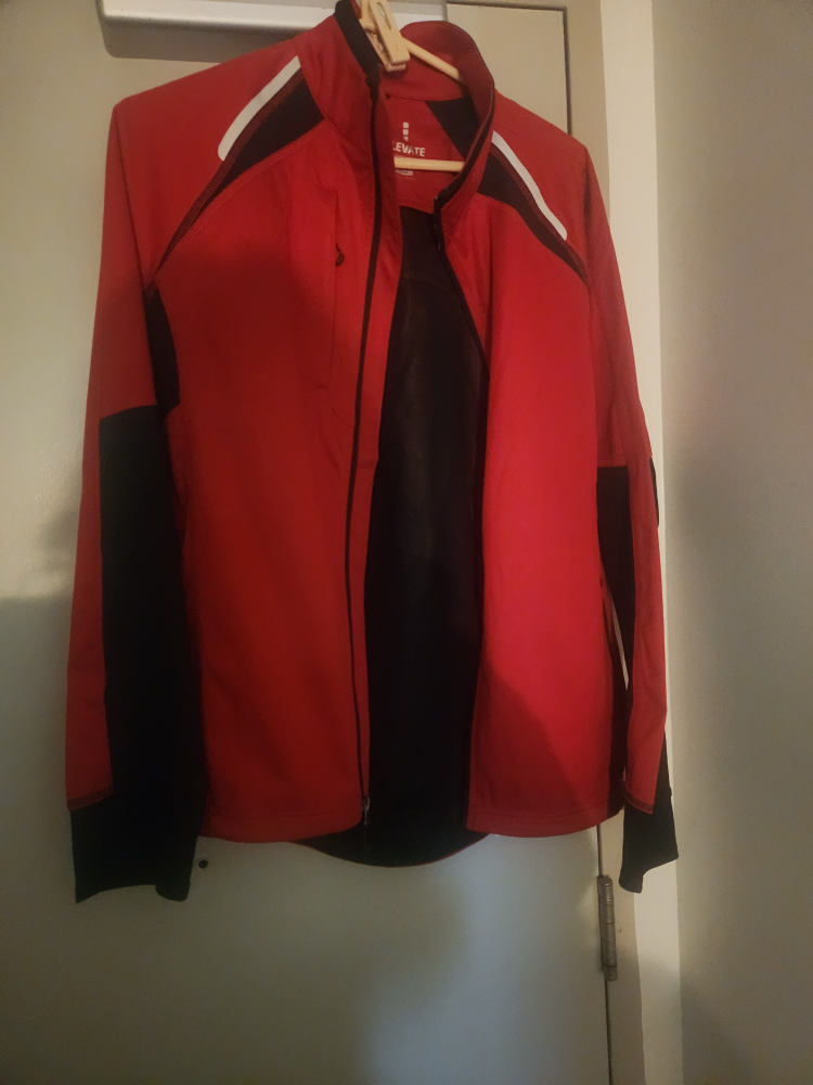 🥕Elevate Red & Black Jacket