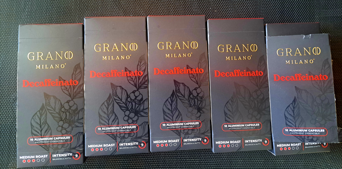 FREE GRANO MILANO DECAFFINATED COFFEE