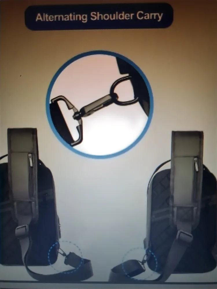 Mens Crossbody/Sling Fashionable Bag with Anti Theft passcode . image indicator(4)