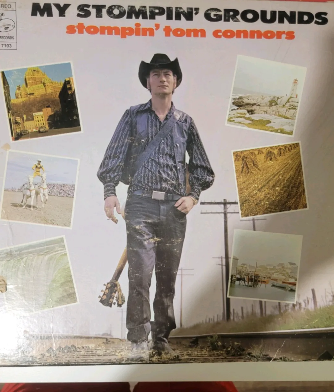 Stompin' Tom Connors - My Stompin' Grounds Vinyl Record 🇨🇦 thumbnail