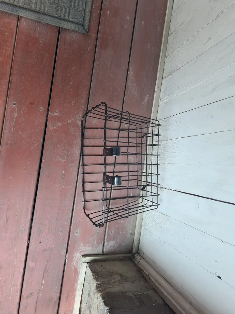 Black Wire Basket for bike thumbnail