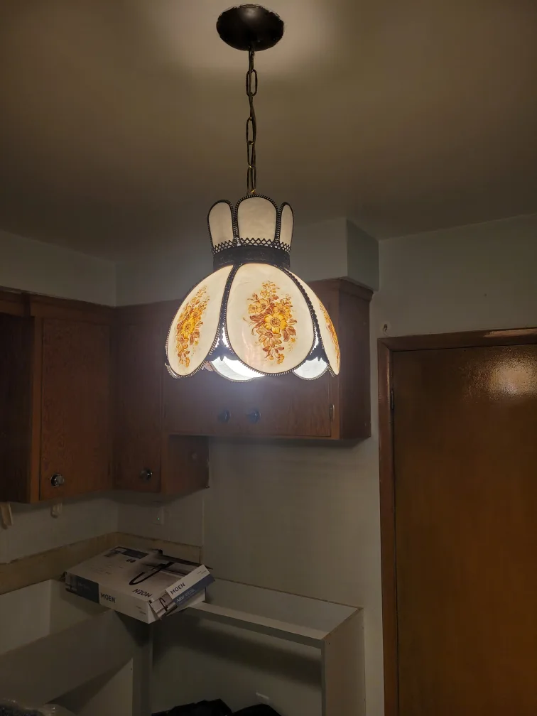 Vintage ceiling light fixture thumbnail