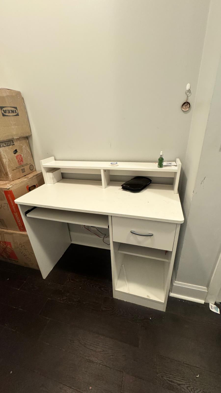 IKEA White Desk - photo 2