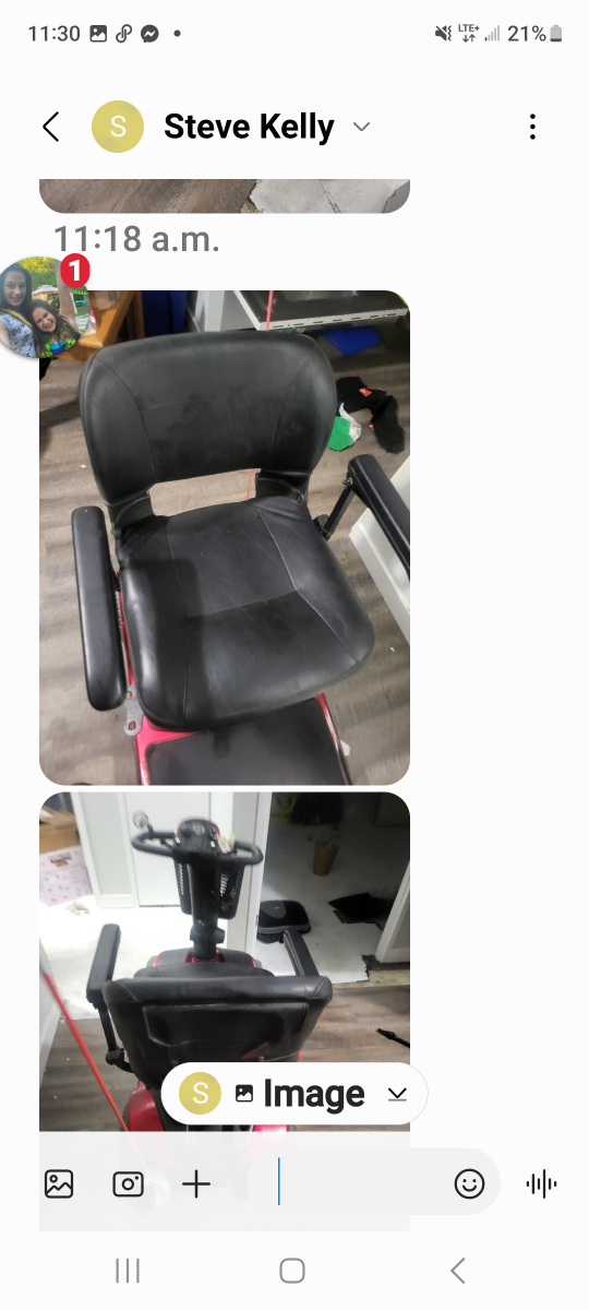 Pride Mobility Scooter - Red - photo 5