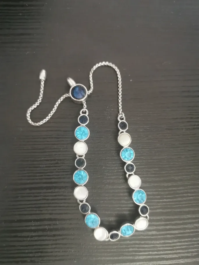 Silver-tone Beaded Bracelet thumbnail