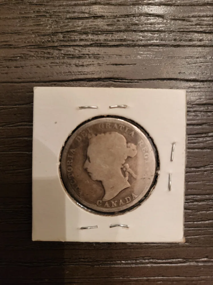 Vintage 1899 Canadian 25 Cent Coin image indicator(2)