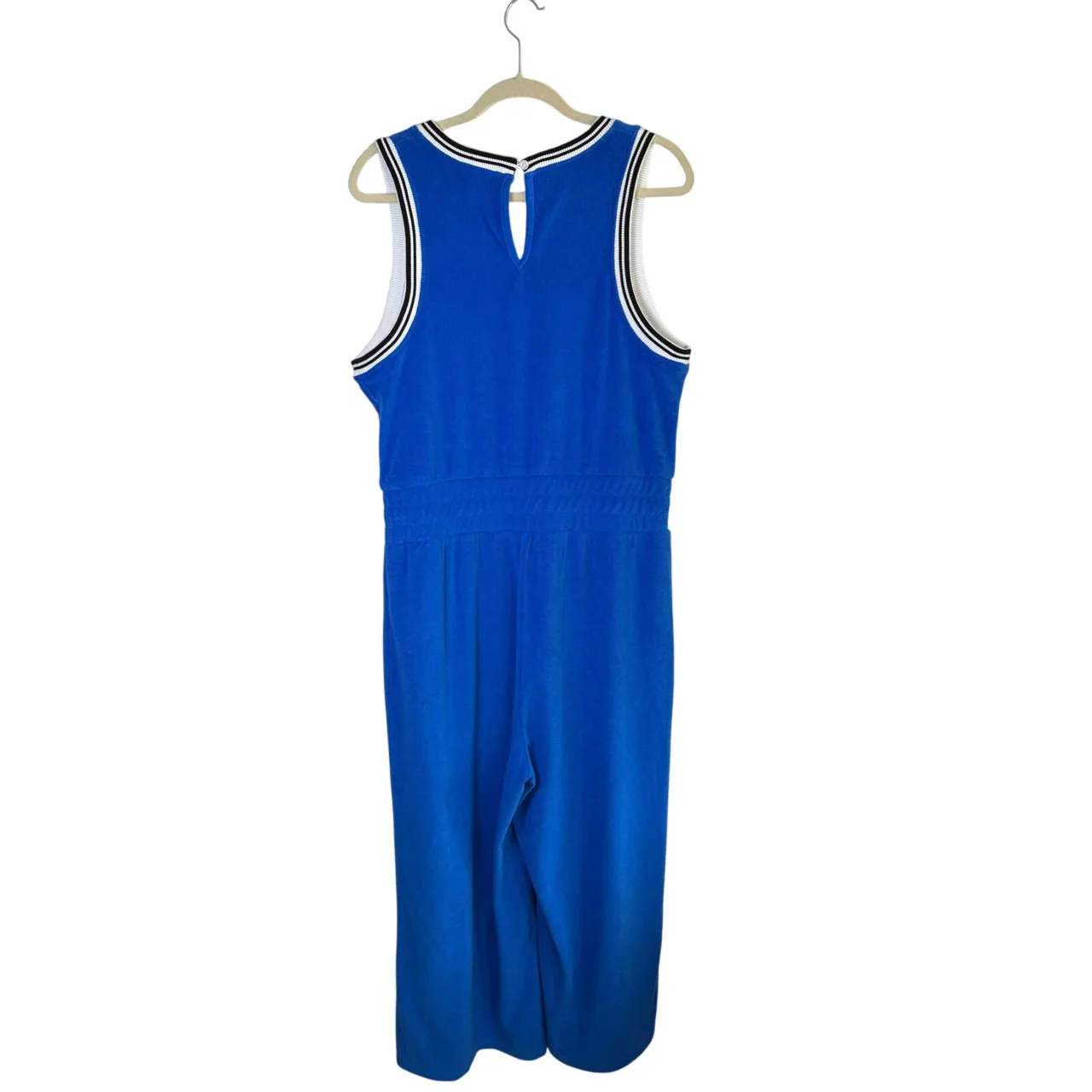 NEW SMALL Womens Juicy Couture Vintage Royal Blue Terry Jumpsuit image indicator(5)