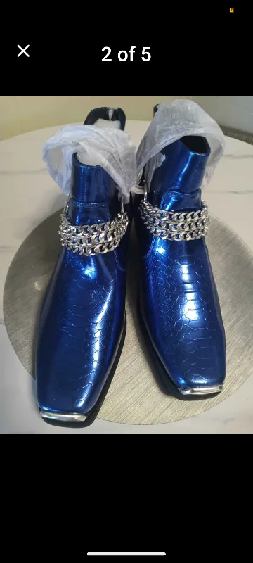 ASOS Cuban Heel Western Boots size 11 thumbnail