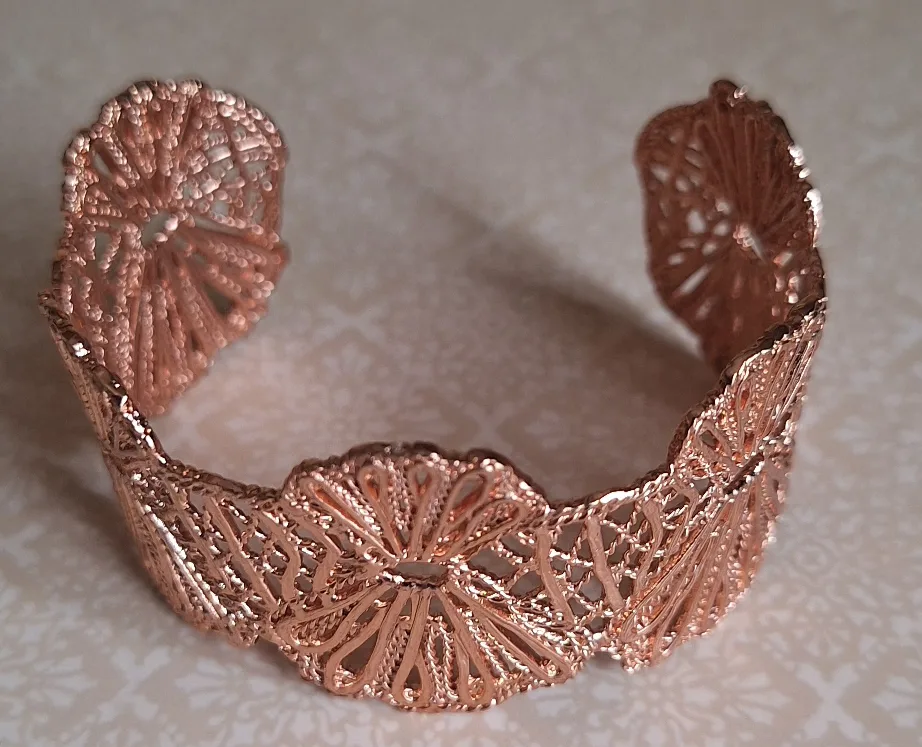 Stella & Dot Rose Gold Cuff Bracelet image indicator(3)