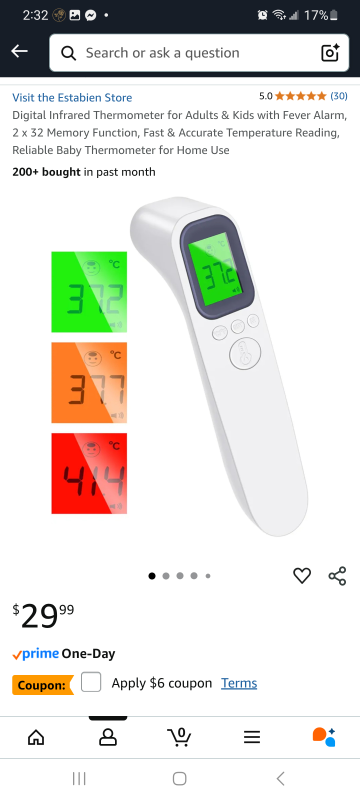 Brand new 🇨🇦🇨🇦Digital Infrared Thermometer for Adults & Kids - photo 2