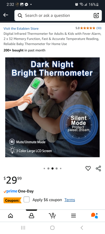 Brand new 🇨🇦🇨🇦Digital Infrared Thermometer for Adults & Kids - photo 5