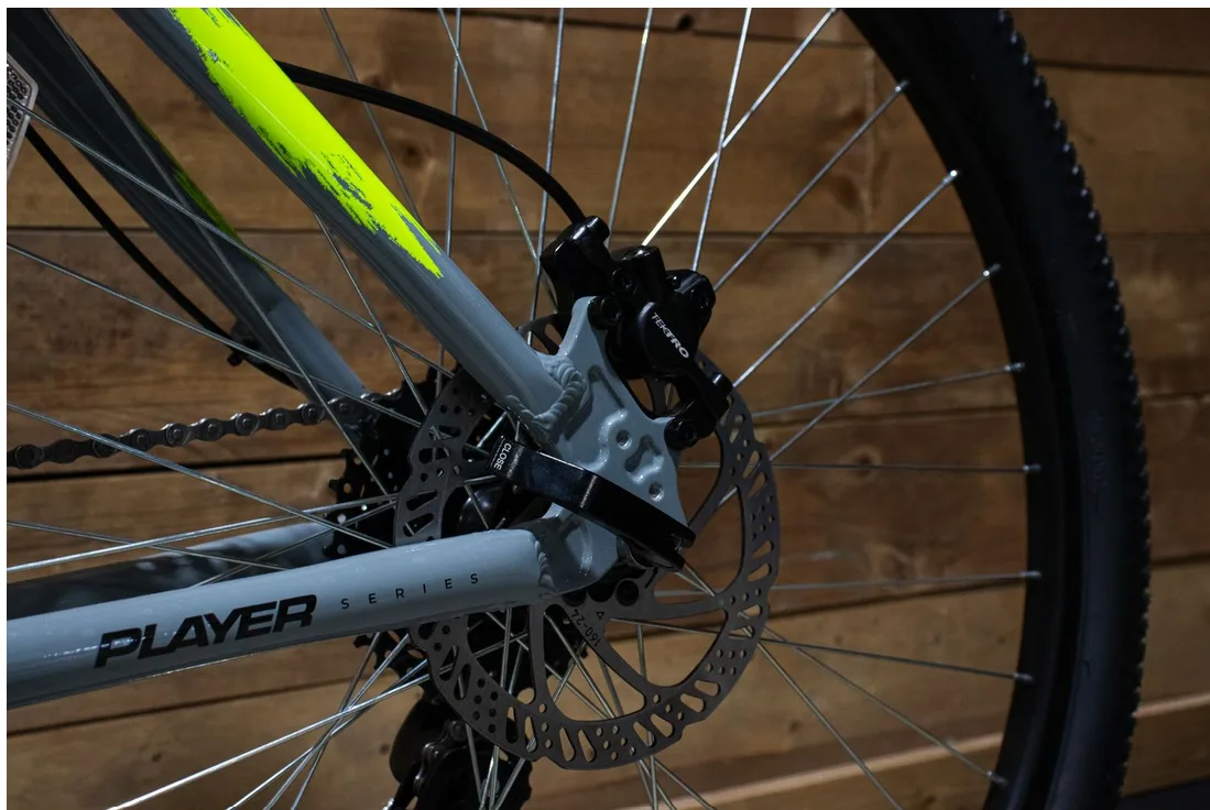 Titan Racing Player Mountain Bike - Grey & Neon Yellow image indicator(3)