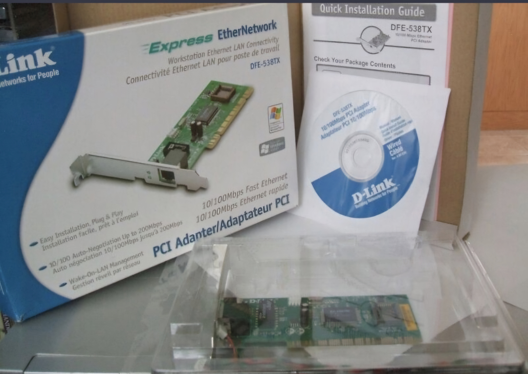 D-Link DFE-538TX PCI Adapter - New in Box! 🏆 - photo 3